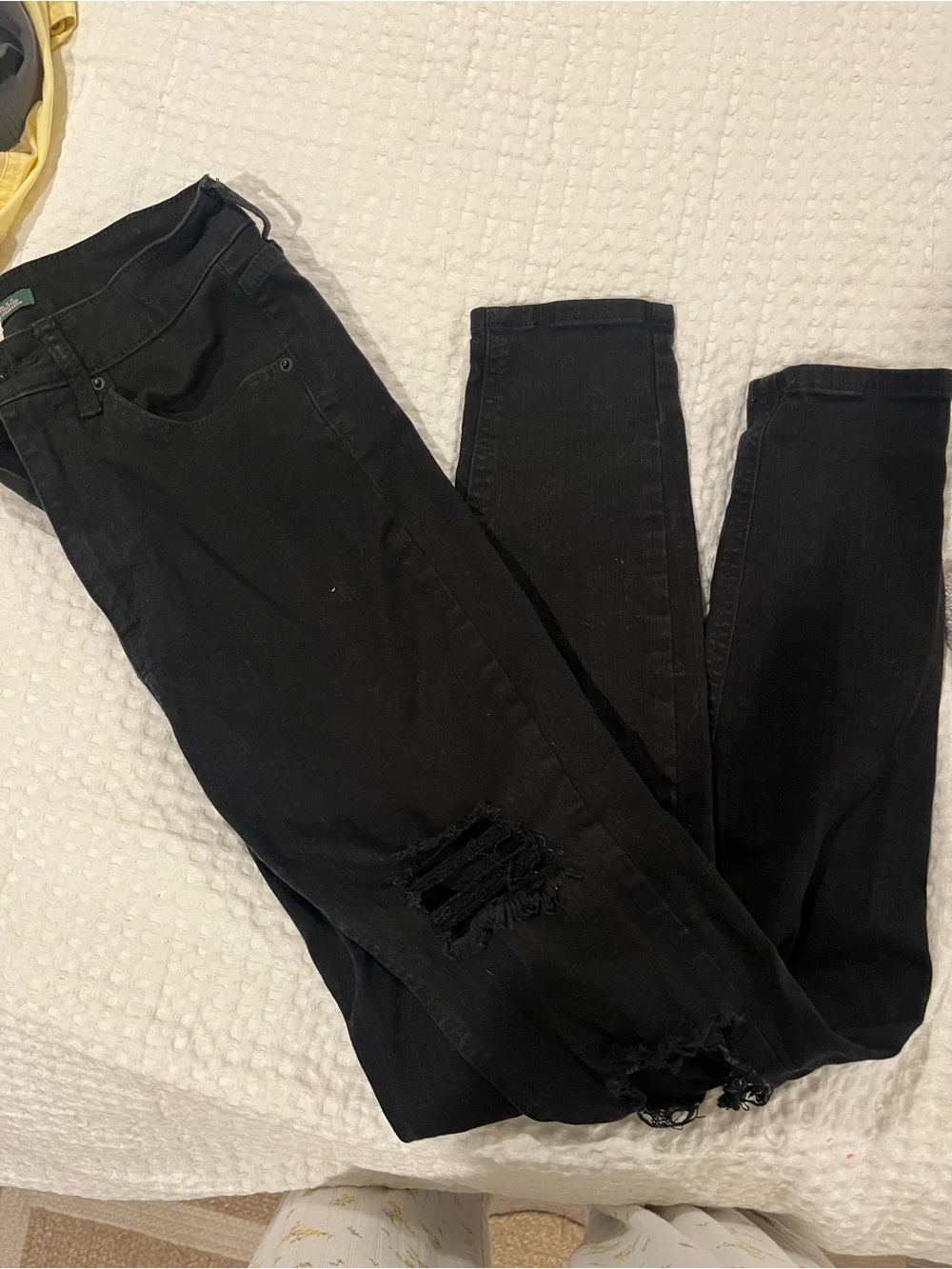 wild fable Black Ripped Skinny Jeans